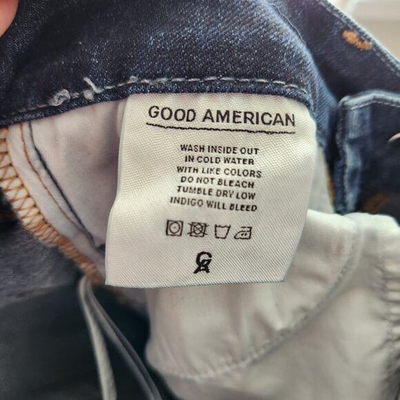 Good American Medium Wash Non-Distressed Skinny‎ Jeans Size 0 - Picture 13 of 14